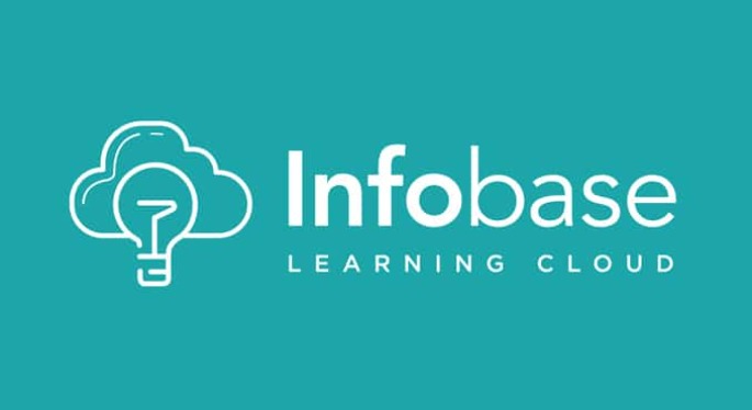 infobase logo on teal background